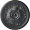 Ekena Millwork Legacy Acanthus Ceiling Medallion (Fits Canopies up to 3 1/2"), 12 3/4"OD x 7/8"P, Pewter CM12LEPES - alternate 1